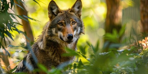 European Wolf Canis Lupus Italicus