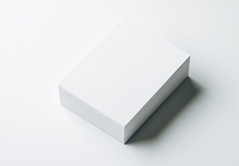Fototapeta premium Stack of white papers
