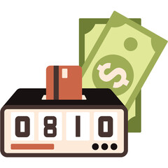 Taxi Fare Illustration