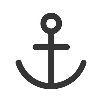 recommend clip art: anchor outline fill icon
