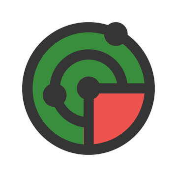 recommend clip art: radar outline fill icon