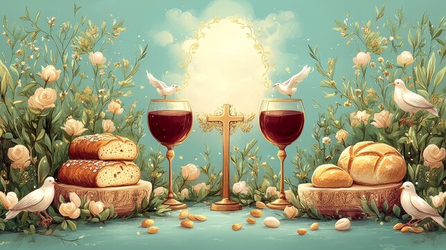 Holy Thursday style wallpaper light blue backgroun  207 wine, glass, food, drink, red, alcohol, cheese, meal, dinner, table, white, restaurant, gourmet, bottle, bread, lunch, plate, celebration, bever