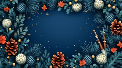 St Andrews Day style wallpaper blue background wit  56 fireworks, holiday, celebration, christmas, vector, pattern, illustration, night, design, firework, sky, new, new year, star, year, flower, color