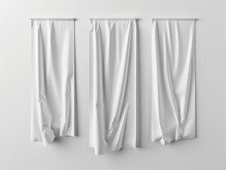 White Curtains on White Wall