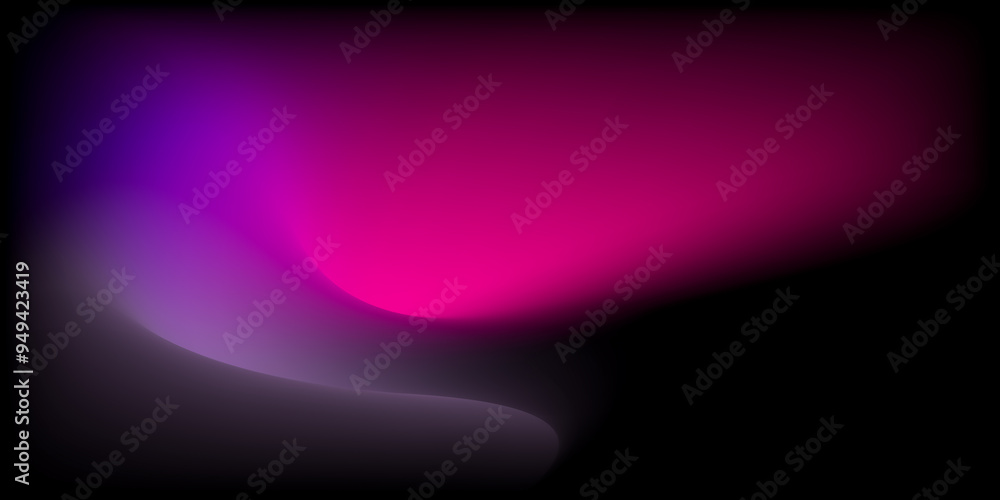 Aufkleber abstract colorful smooth curve gradient background with flowing purple, pink, and violet colors blen