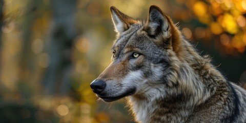 Obraz premium Italian Wolf Species of Canis Lupus