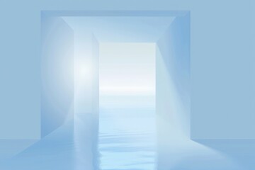 Abstract light blue background wallpaper template