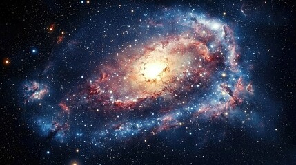 Stunning nebula in the cosmos wallpaper background