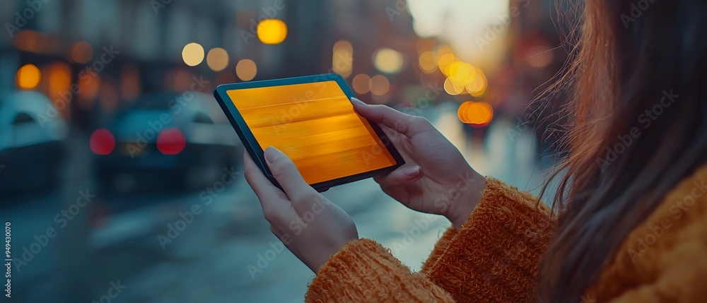 Poster Close up view of a digital wallet app displaying a successful payment notification on a mobile device screen highlighting the ease and speed of modern financial transactions