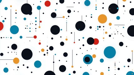 Explore a modern illustration featuring a big datainspired geometric circle pattern in blue on a clean white backdrop.