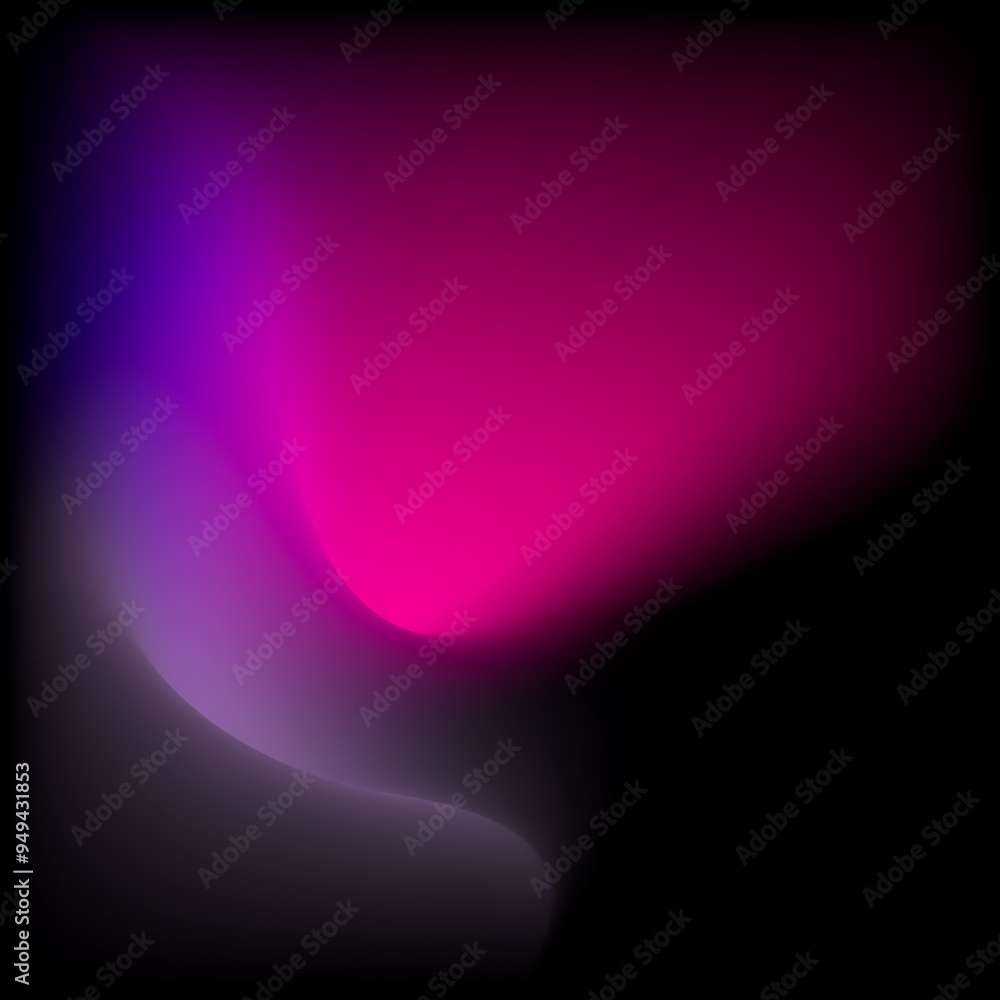 Poster abstract colorful smooth curve gradient background with flowing purple, pink, and violet colors blen