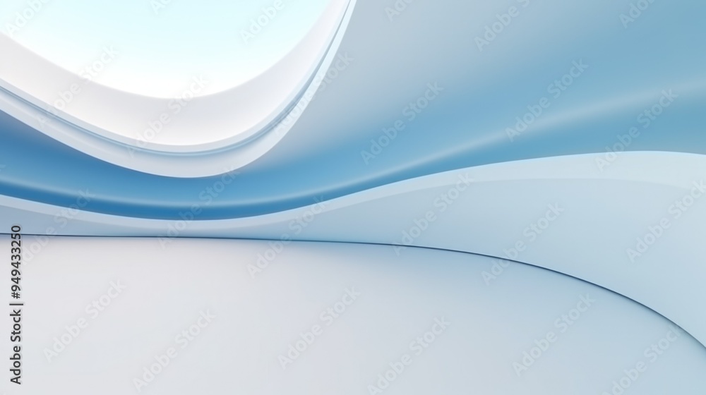 Wall mural abstract light blue background