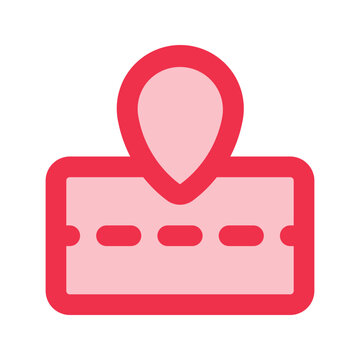 recommend clip art: road outline fill icon