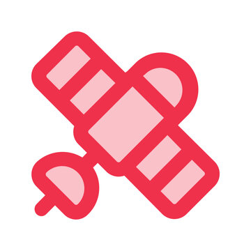 recommend clip art: satellite outline fill icon