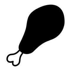 Chicken Drumstick Solid Black