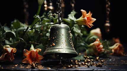 christmas bell with bells  
