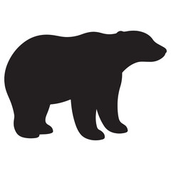 Silhouette of a Bear