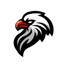 Eagle mascot logo