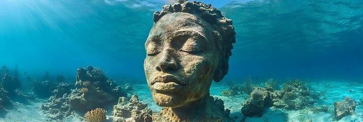 Underwater Sculpture Park in Grenada Showcases Serene Aquatic Ecosystem
