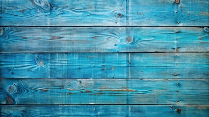Blue-painted wooden plank background perfect for rustic or nautical-themed designs