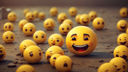 smiley faces emojy