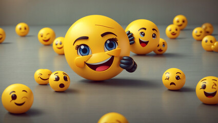 smiley faces emojy