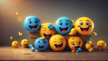 smiley faces emojy