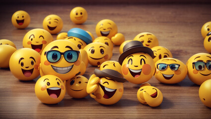 smiley faces emojy