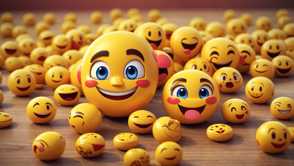 smiley faces emojy