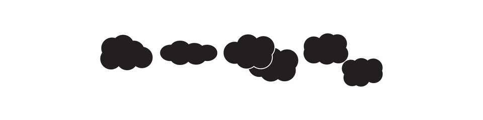 cloud logo icon set