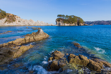 日本の風景　岩手県宮古市　浄土ヶ浜　