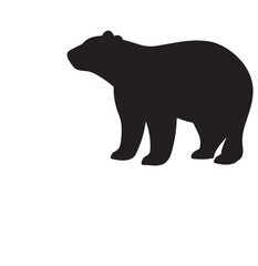 Silhouette of a Bear