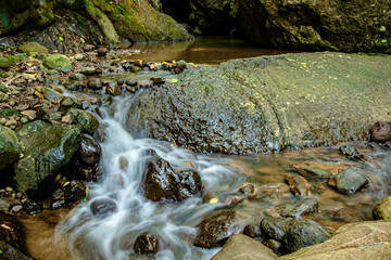 view at one of the water sources in the cool countryside