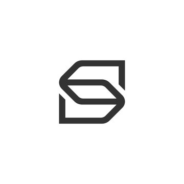 recommend clip art: S letter logo bold minimalist, letter mark S icon, sleek professional abstract vector