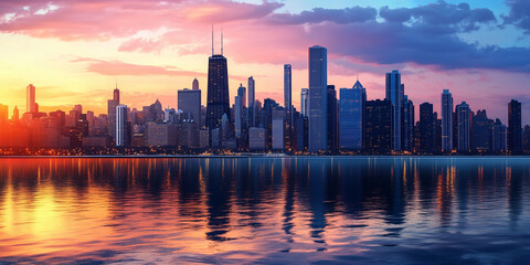 Fototapeta premium Beautiful Chicago 