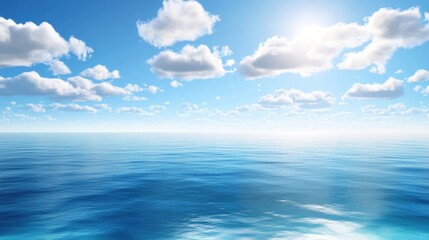 Obraz premium blue sky ocean