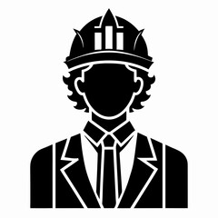 Architect Black silhouette