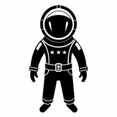 Astronaut Black silhouette