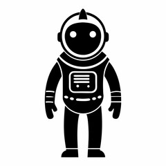 Astronaut Black silhouette