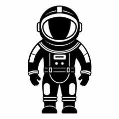 Astronaut Black silhouette