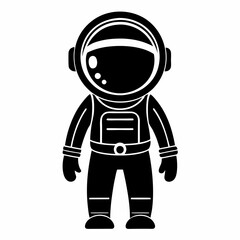 Astronaut Black silhouette