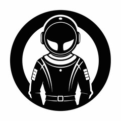 Astronaut Black silhouette
