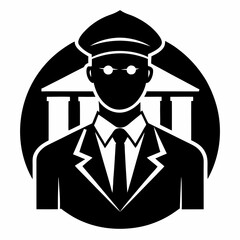 Banker Black silhouette