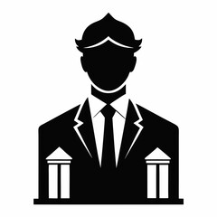 Banker Black silhouette