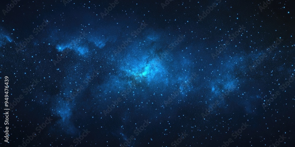 Poster High definition star field background in a 3D cartoon rendering Colorful starry night sky with a textured outer space backdrop