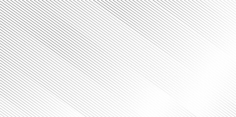Abstract thin black and white gradient silver tech stripe diagonal line vector carve wave minimal texture. vector illustration monochrome stripe pattern technology web graphic design.