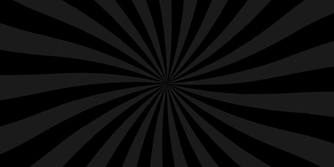 Abstract minimal sunny spotlight vector gradient ray sunburst glow dark black summer explosion texture background.	
