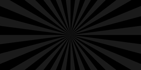 Abstract minimal sunny spotlight vector gradient ray sunburst glow dark black summer explosion texture background.	

