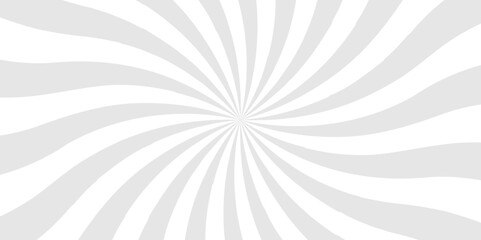 Vector abstract minimal sunny spotlight gradient ray sunburst glow white and gray summer explosion texture background.	
