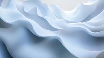 Obraz premium Dynamic gradient abstract background in white tones